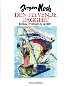 Jørgen Nash - Den Flyvende Daggert - bog og originalt serigrafi